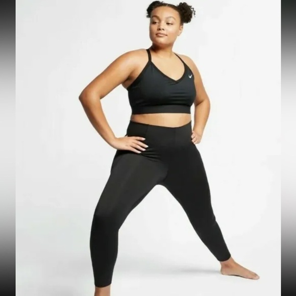 Nike Pro Training Indy light support sports bra in black Womans size 3X - Picture 2 of 11